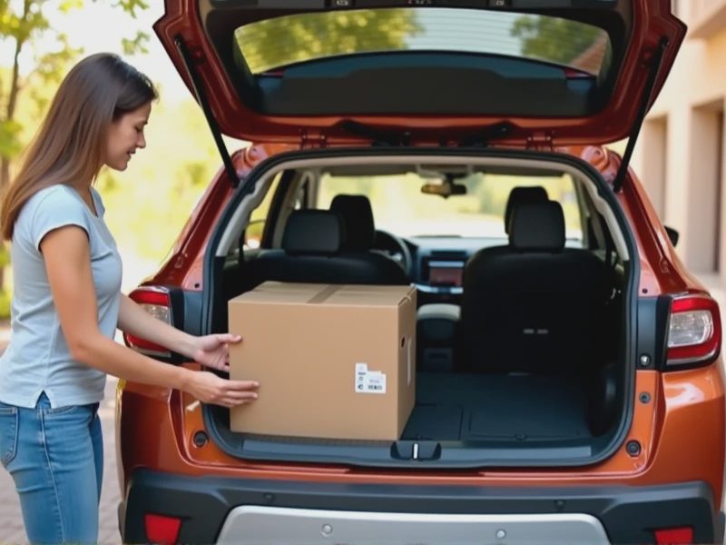 Trunk opens to reveal a lower loading height