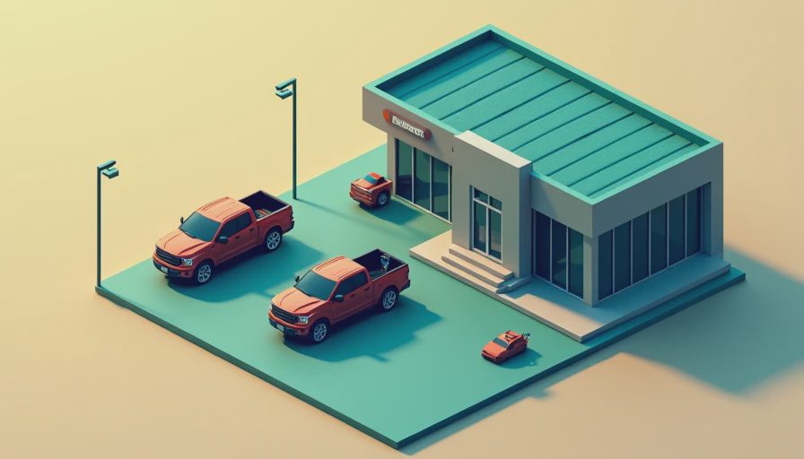 Visual context for new toyota trucks