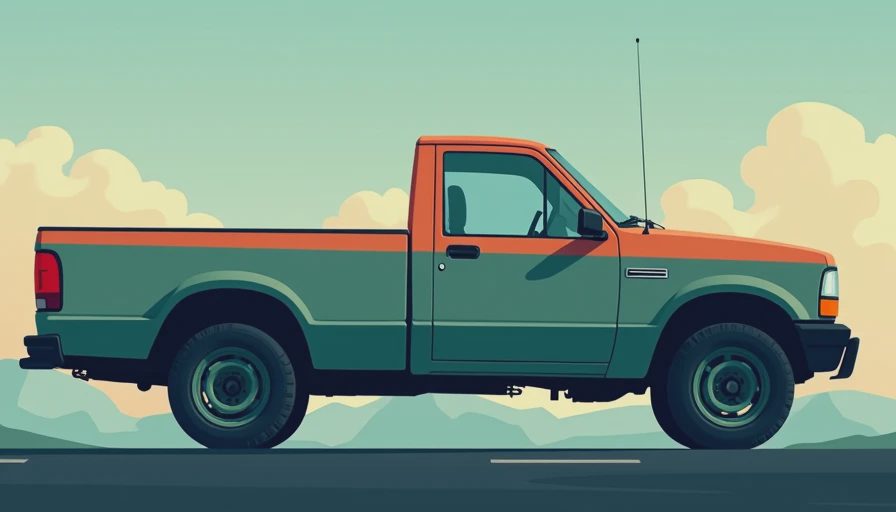 Visual context for short bed truck